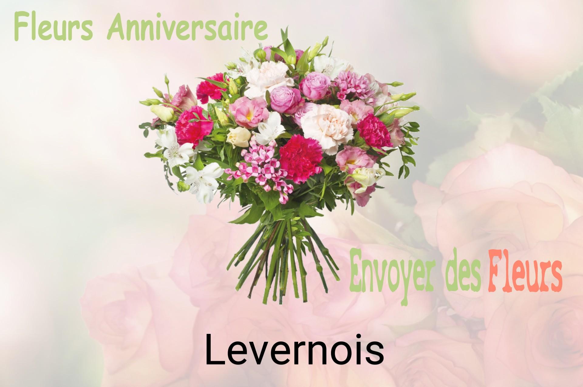 Bouquet de fleurs d’anniversaire livré à Levernois